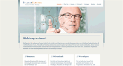 Desktop Screenshot of pfluger-partner.de